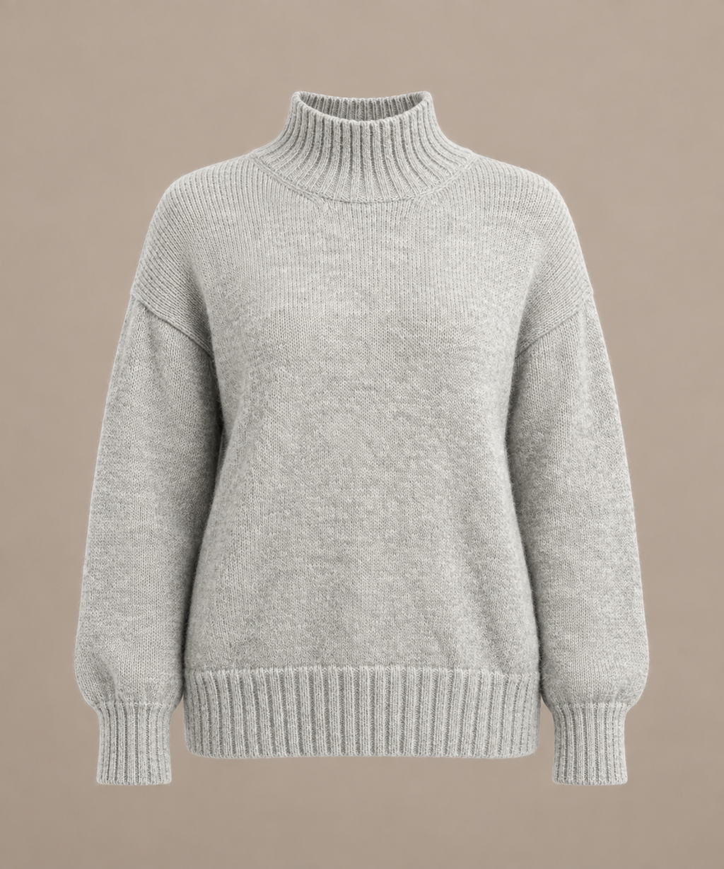 DOROTHEE alpaca trui met hoge hals