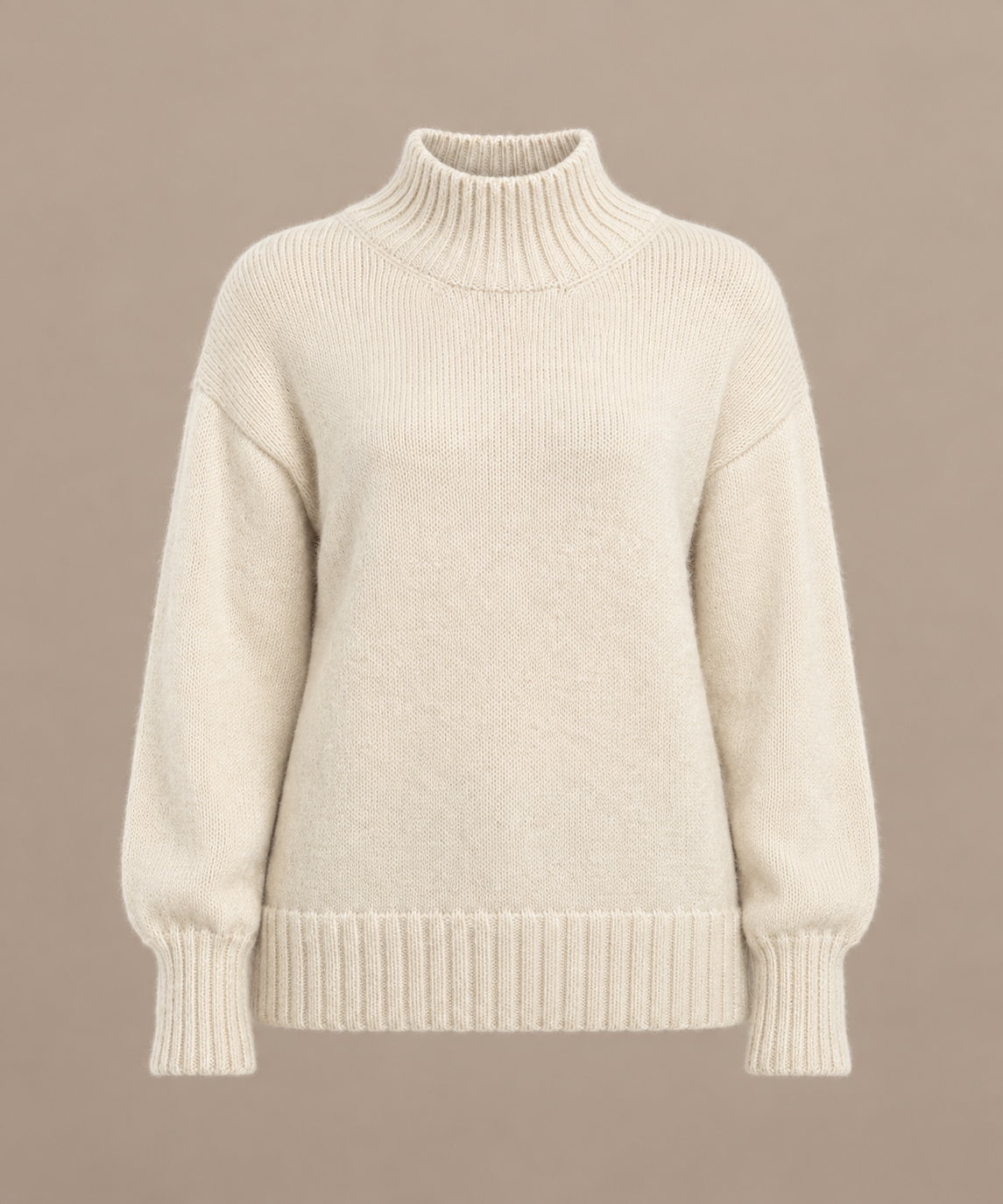 DOROTHEE alpaca trui met hoge hals