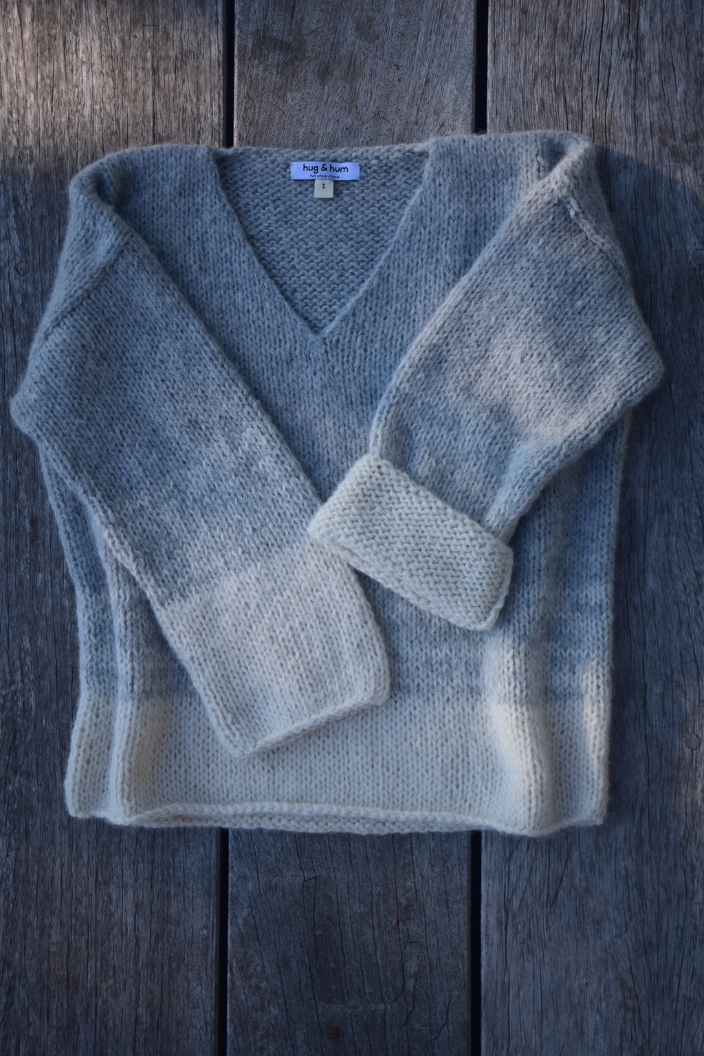 Eloïse dégradé  alpaca v-sweater