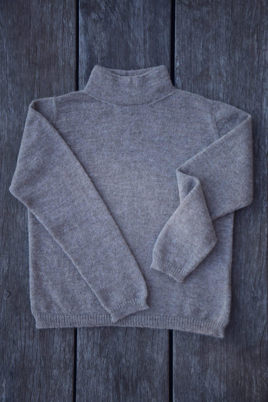 DANIRA high neck alpaca sweater